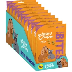 Edgard & Cooper Bocaditos Mini de Pollo snack para perros