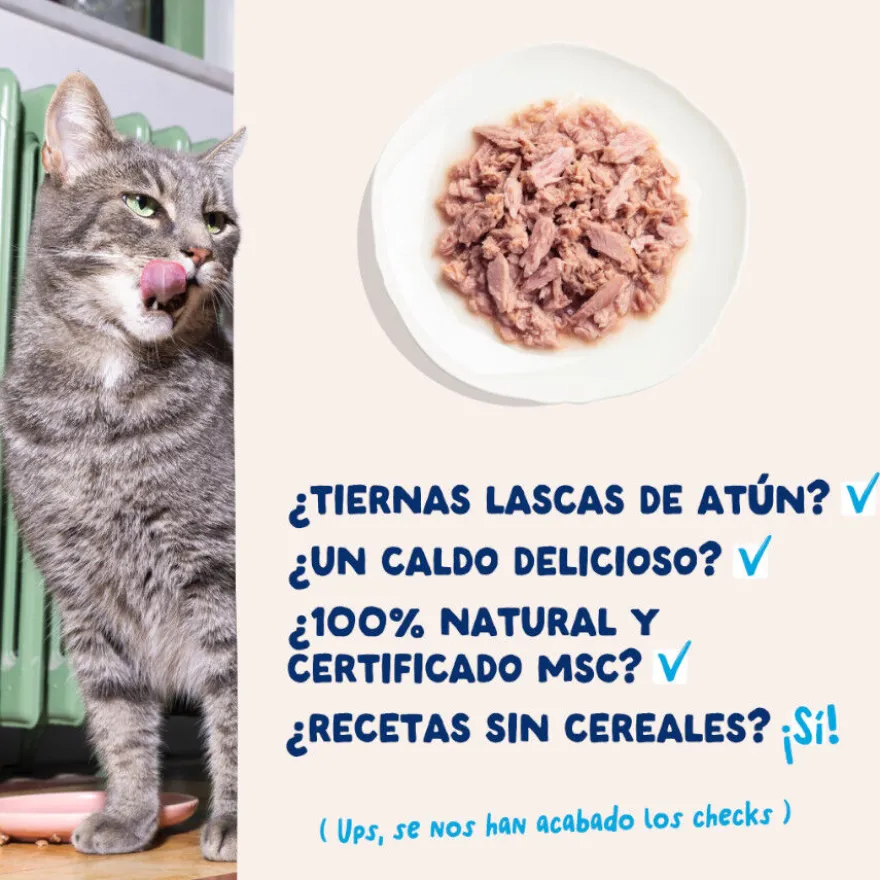 Edgard & Cooper Filetes de Atún en Caldo lata para gatos