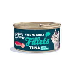 Edgard & Cooper Filetes de Atún y Gambas en Caldo lata para gatos