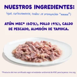 Edgard & Cooper Filetes de Atún y Pollo en Caldo lata para gatos