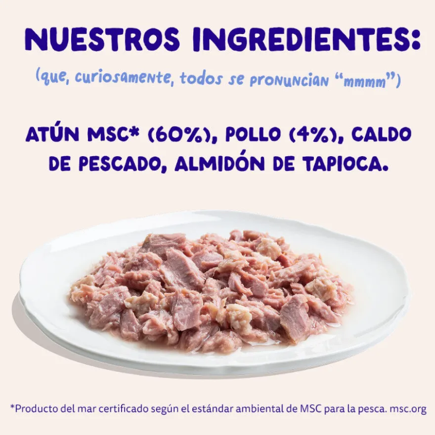 Edgard & Cooper Filetes de Atún y Pollo en Caldo lata para gatos