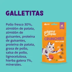 Edgard & Cooper Galletas Crunchies Pollo para gatos