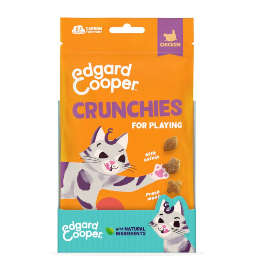 Edgard & Cooper Galletas Crunchies Pollo para gatos