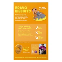 Edgard & Cooper Galletas de Plátano y Mantequilla de Cacahuete snack para perros