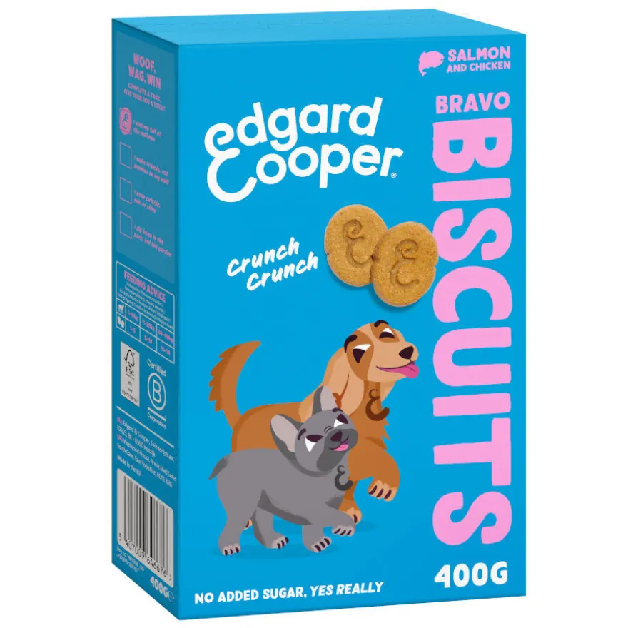 Edgard & Cooper Galletas de Salmón y Pollo para perros
