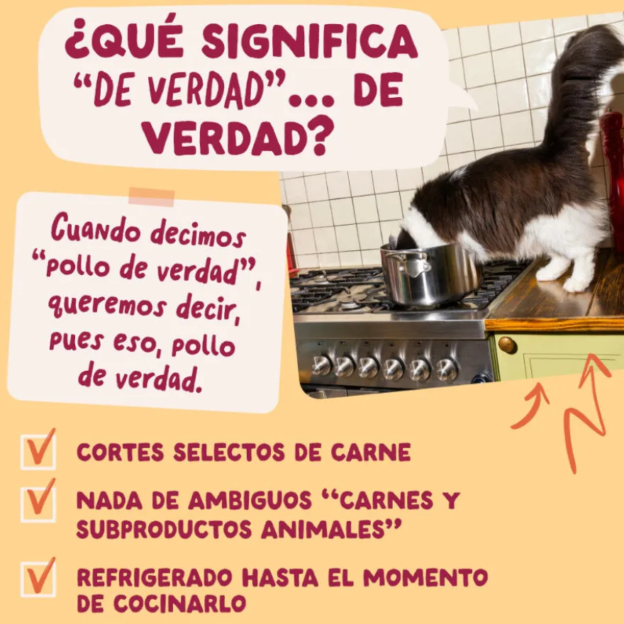 Edgard & Cooper Pollo sobre en salsa para gatos