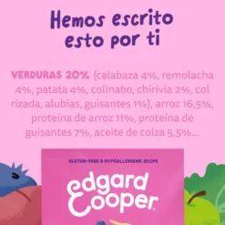 Edgard & Cooper Remolacha y Calabaza pienso para perros