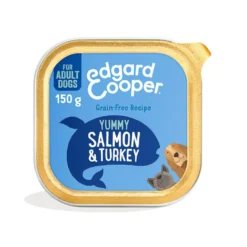 Edgard & Cooper Salmón y Pavo tarrina para perros