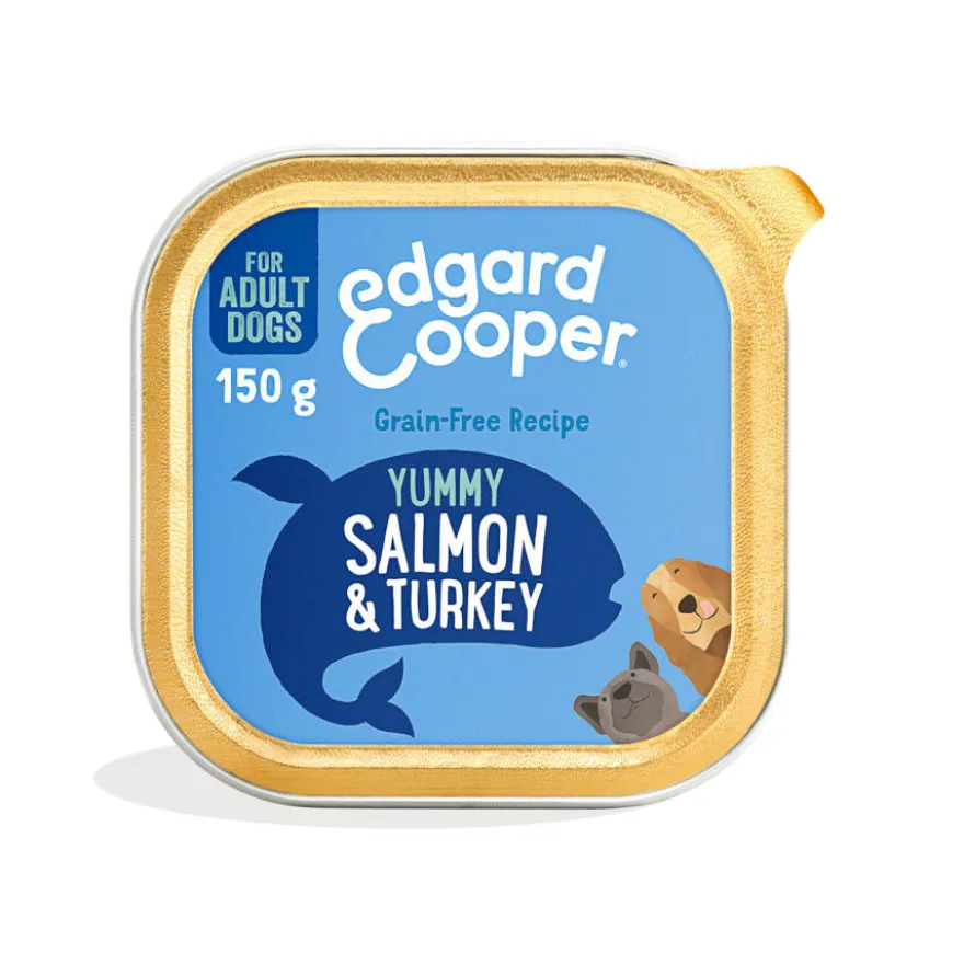 Edgard & Cooper Salmón y Pavo tarrina para perros