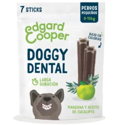 Edgard & Cooper Small Snacks Dentales Manzana y Eucalipto para perros