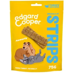 Edgard & Cooper Tiras de Pavo y Pollo snack para perros