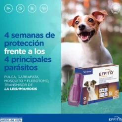 Effitix Antiparasitario en Pipetas para perros