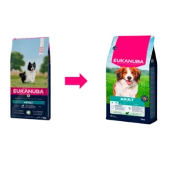Eukanuba Adult Cordero y Arroz pienso para perros de raza pequeña y mediana