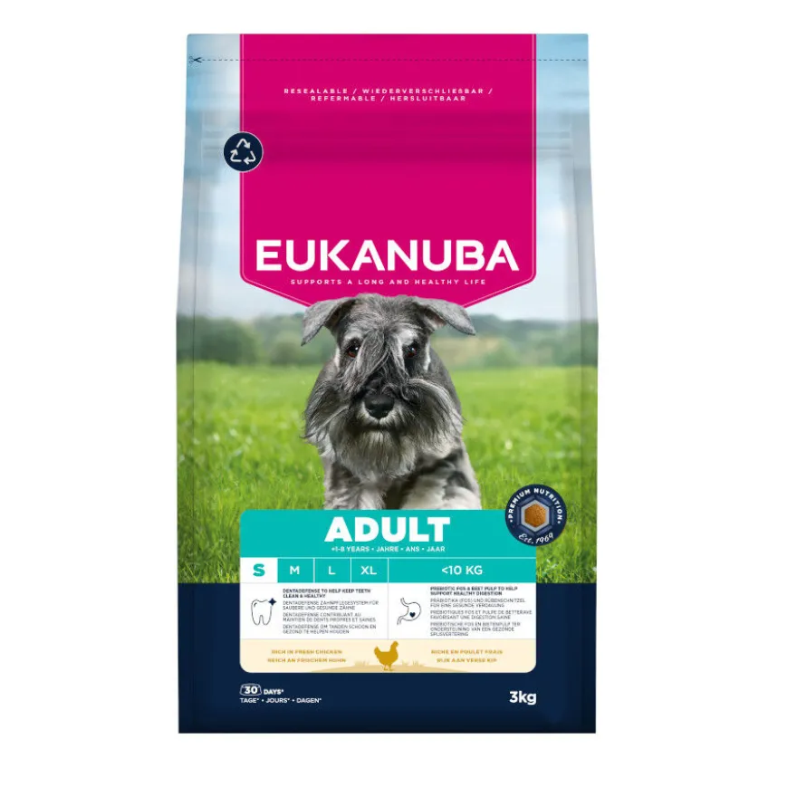 Eukanuba Adult pollo pienso para perros de raza pequeña