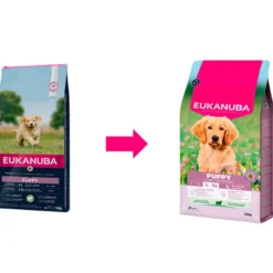 Eukanuba Puppy Large Cordero y Arroz pienso para perros