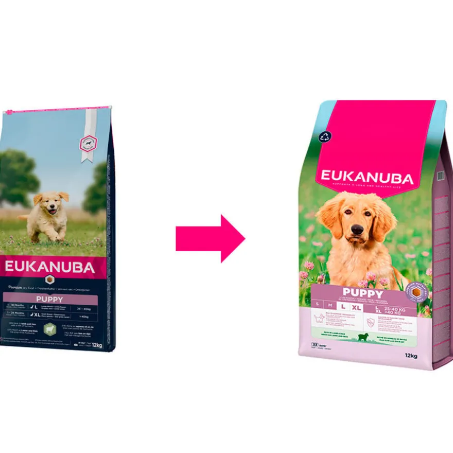 Eukanuba Puppy Large Cordero y Arroz pienso para perros