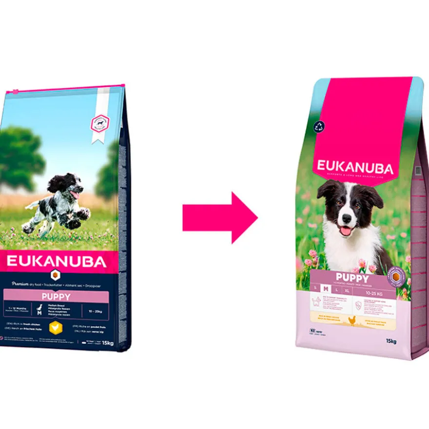 Eukanuba Puppy Medium Pollo pienso para perros