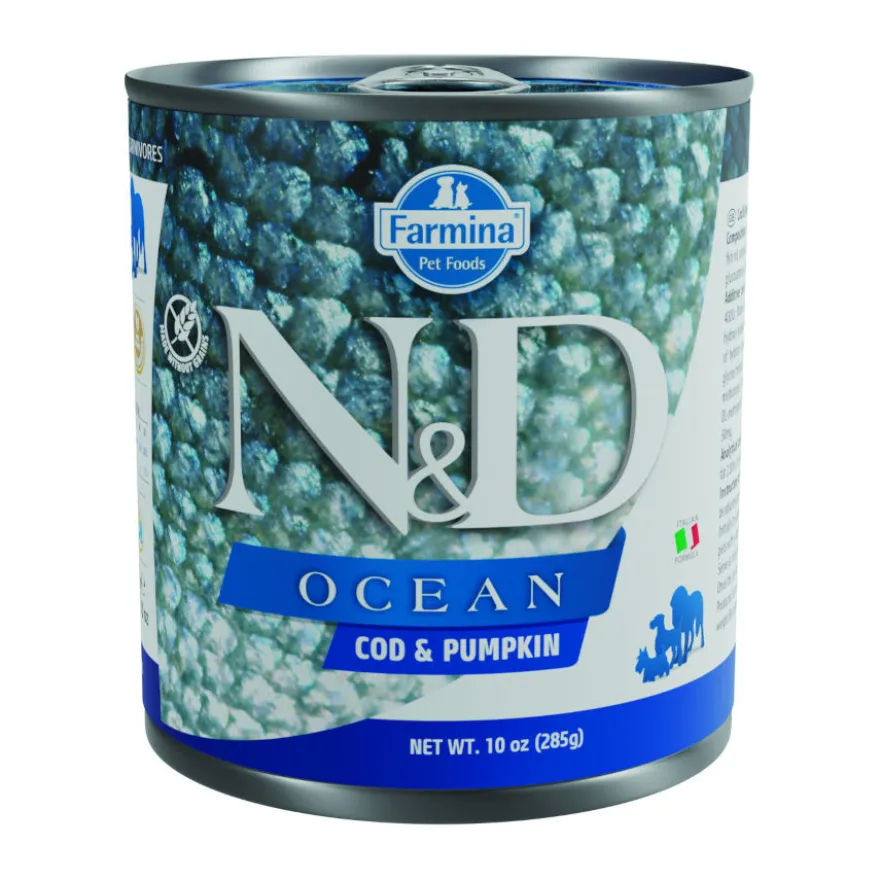 Farmina N&D Ocean Bacalao y Calabaza lata para perros