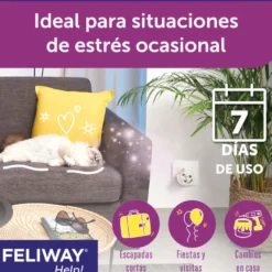 Feliway Help Difusor y Recambio con feromonas para el estrés ocasional