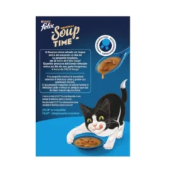 Felix Cat Sopa de Bacalao, Atún y Solla para gatos