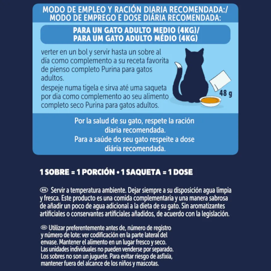 Felix Cat Sopa de Bacalao, Atún y Solla para gatos