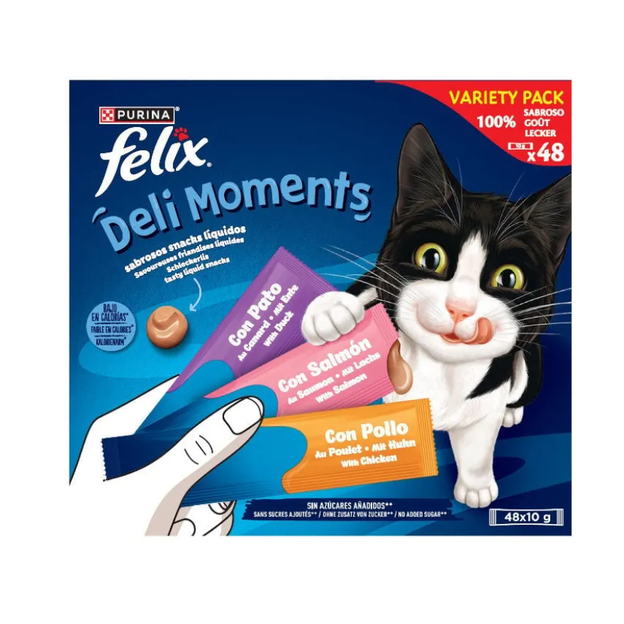 Felix Deli Moments Snack líquido para gatos - Multipack