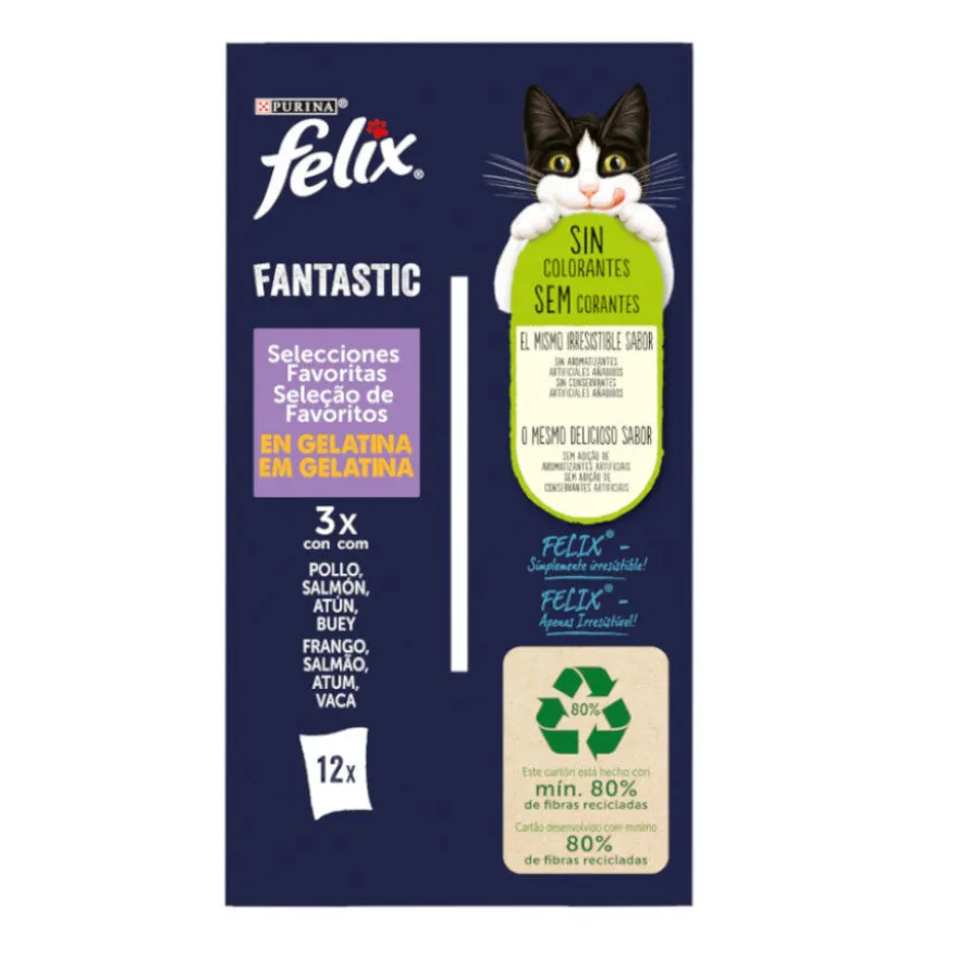 Felix Fantastic Selecciones Favoritas sobres en gelatina