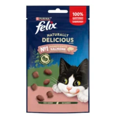 Felix Naturally Delicious Bocaditos de Salmón para gatos