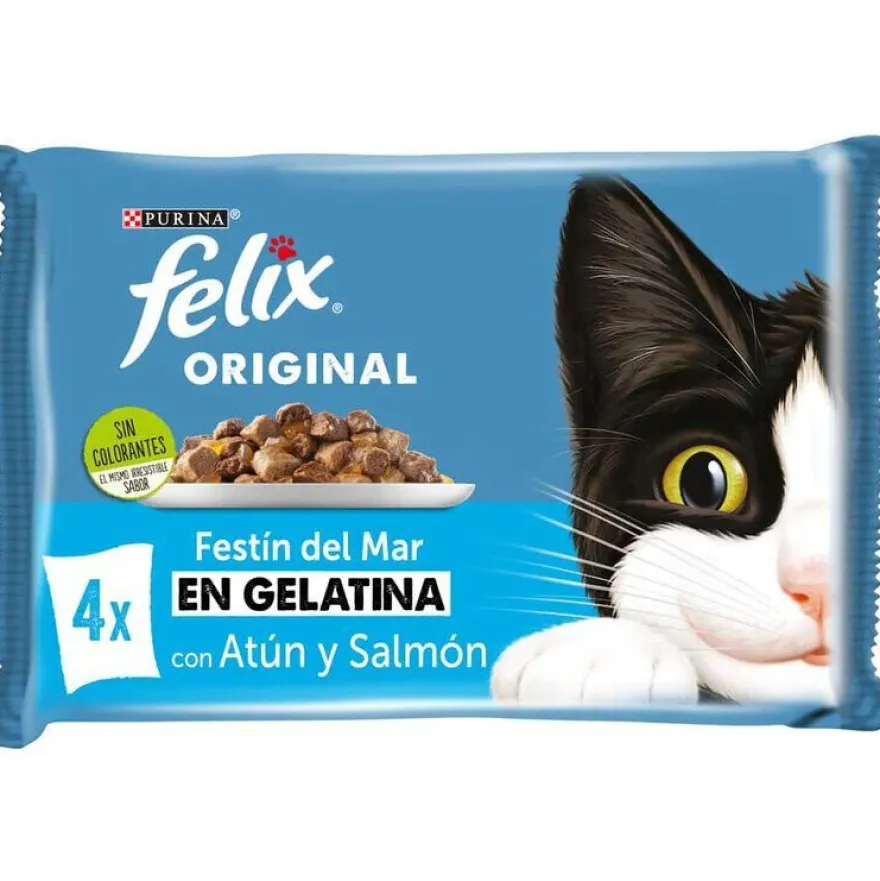 Felix Seleccion Pescados Sobres en gelatina para gatos - Multipack