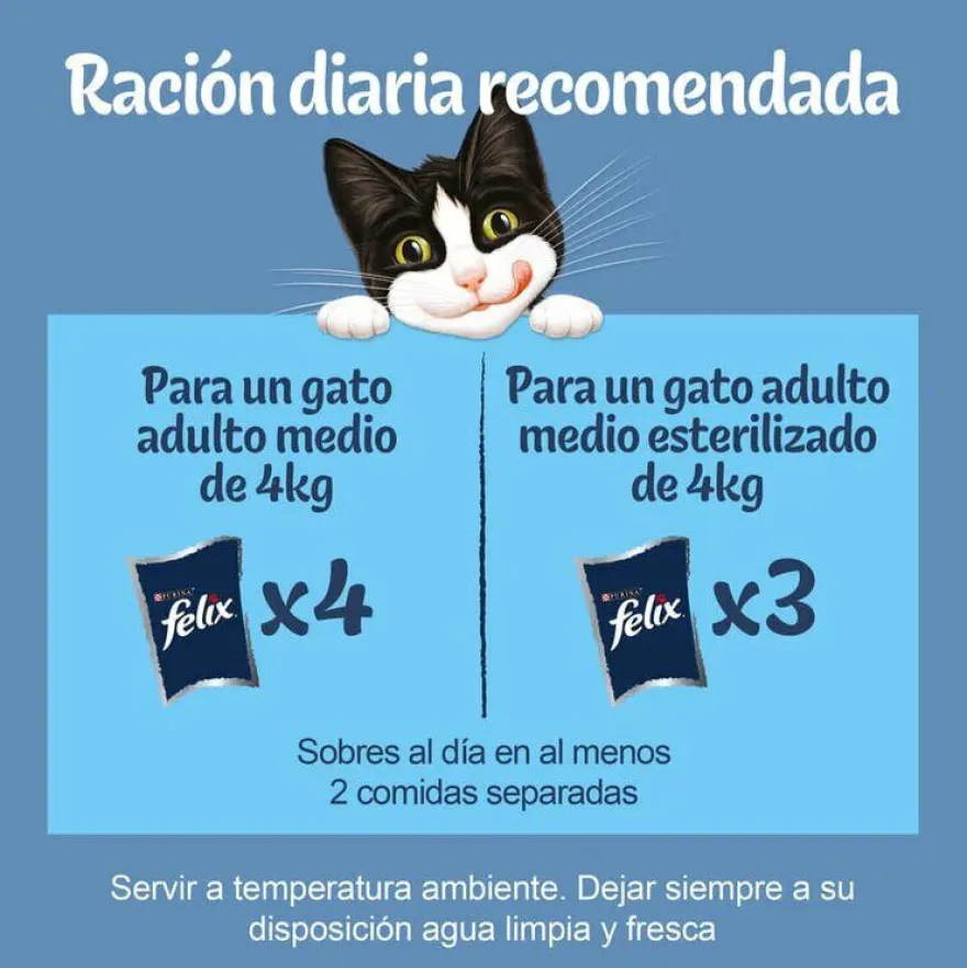 Felix Seleccion Pescados Sobres en gelatina para gatos - Multipack