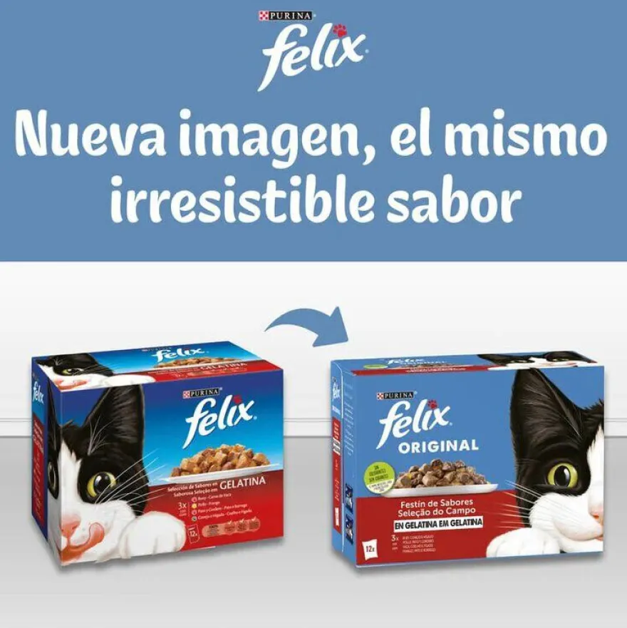 Felix Seleccion Pescados Sobres en gelatina para gatos - Multipack