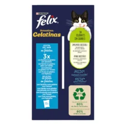 Felix Sensations Festín del Mar sobres en gelatina para gatos