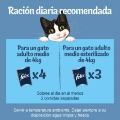 Felix Sensations Festín de Sabores sobres en gelatina para gatos