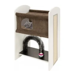 Ferplast Mueble rascador con cuna para gatos