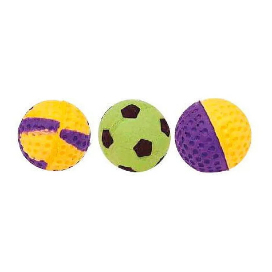 Ferplast Pelotas de Goma Espuma para gatos