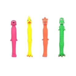Flamingo Animales de juguete de látex para perros