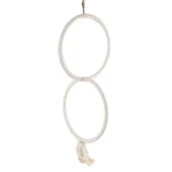 Flamingo Aros de algodón para pájaros