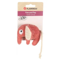 Flamingo Blaro Peluche Elefante Rojo para gatos