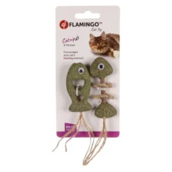 Flamingo Boleo Pez con Cuerda para gatos