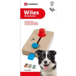 Flamingo Brain Train Wiles Juguete interactivo para perros