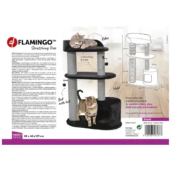 Flamingo Brandi Árbol Rascador con 2 niveles para gatos