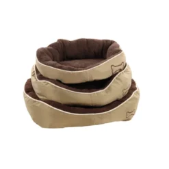 Flamingo Chipz Rectángulo Marrón cama cuna para perros