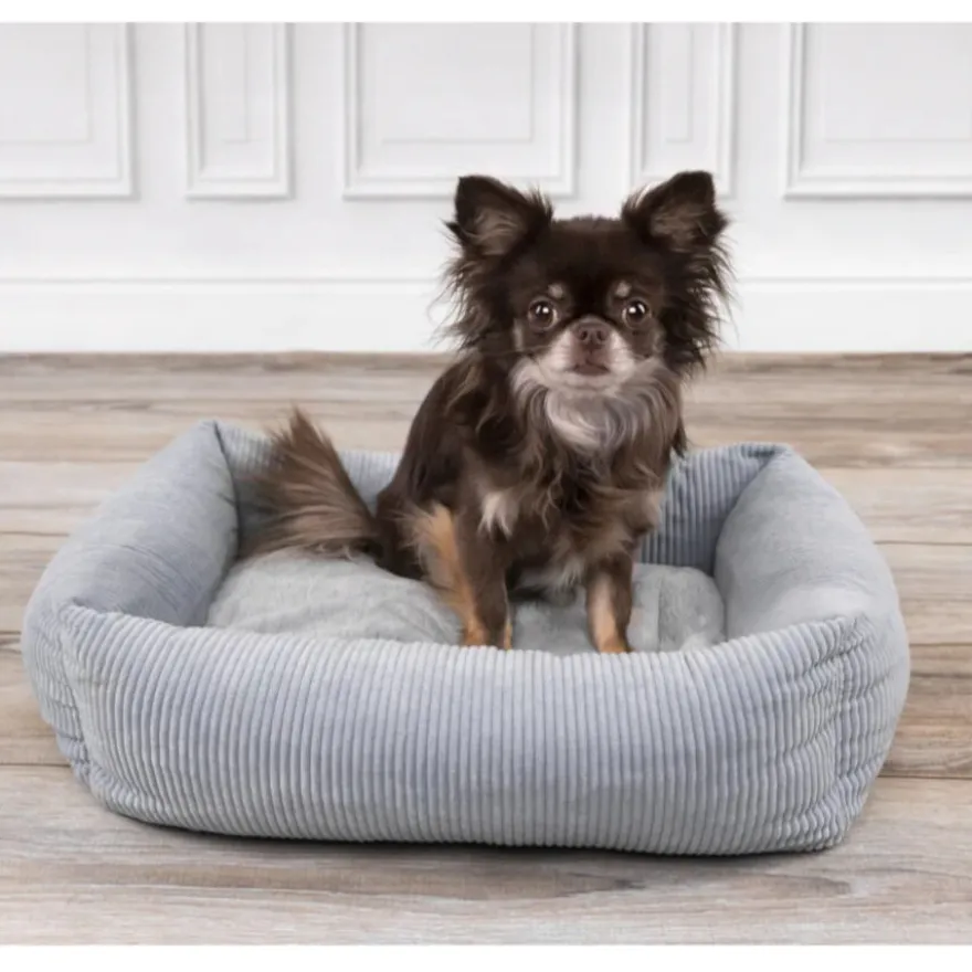 Flamingo Colette Rectángulo Azul cama cuna para perros