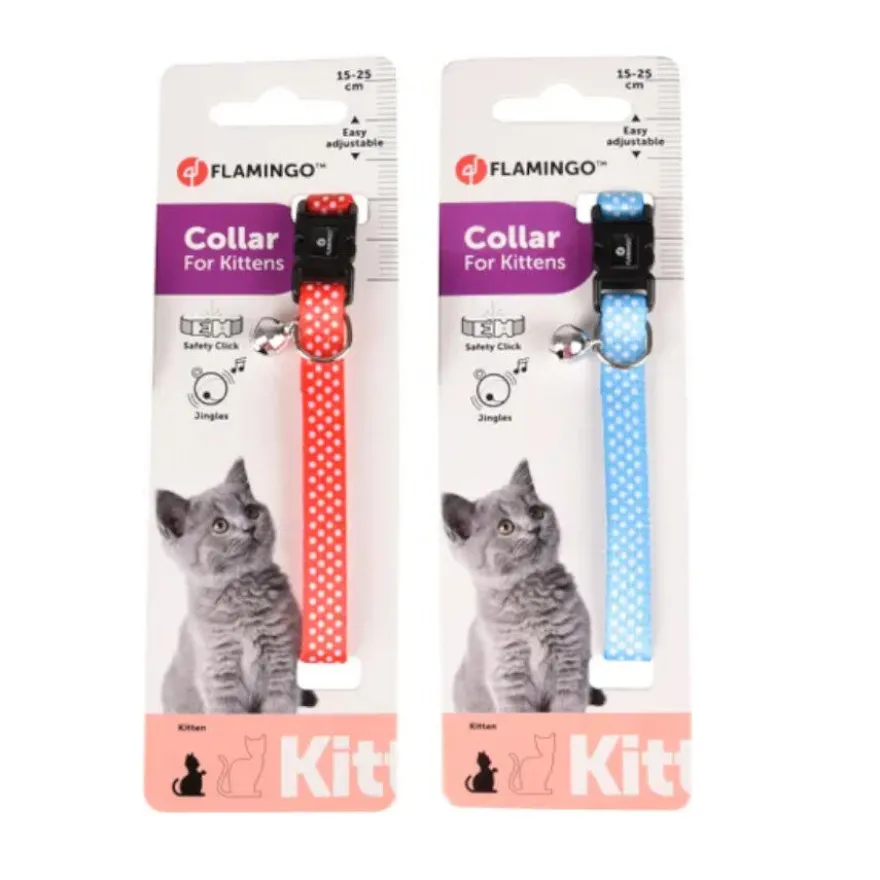 Flamingo Collar Aiwa para gatitos