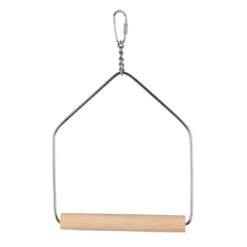 Flamingo Columpio de madera juguete para periquitos