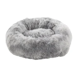 Flamingo Demi Redondo Gris cama para perros y gatos