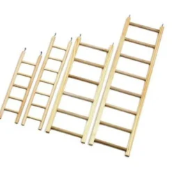 Flamingo Escalera de madera para pájaros