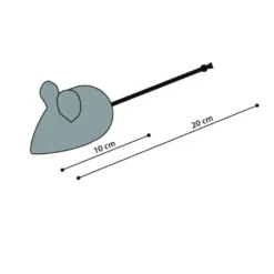 Flamingo Flip Ratón juguete para gatos