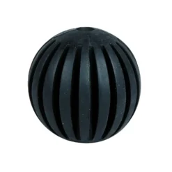 Flamingo Gladiator Pelota mordedora negra para perros