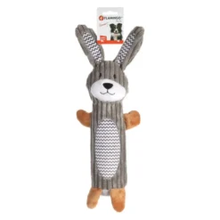 Flamingo Gommy Conejo de Peluche Gris para perros